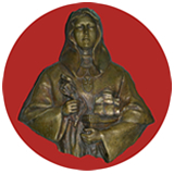 Imagen en bronce de Santa María de Cervellón primera mercedaria